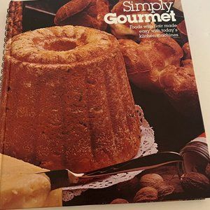 Vintage, Simply Gourmet Cookbook